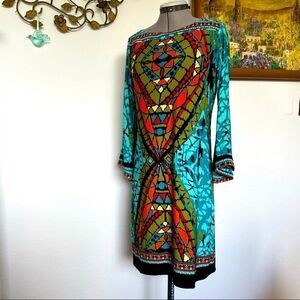 Beige by Eci stained glass dress